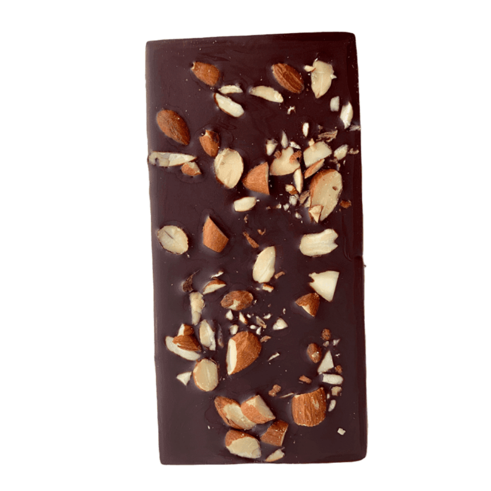 Almond Crunch Chocolate Bars - Tia Coco Healthy Chocolate