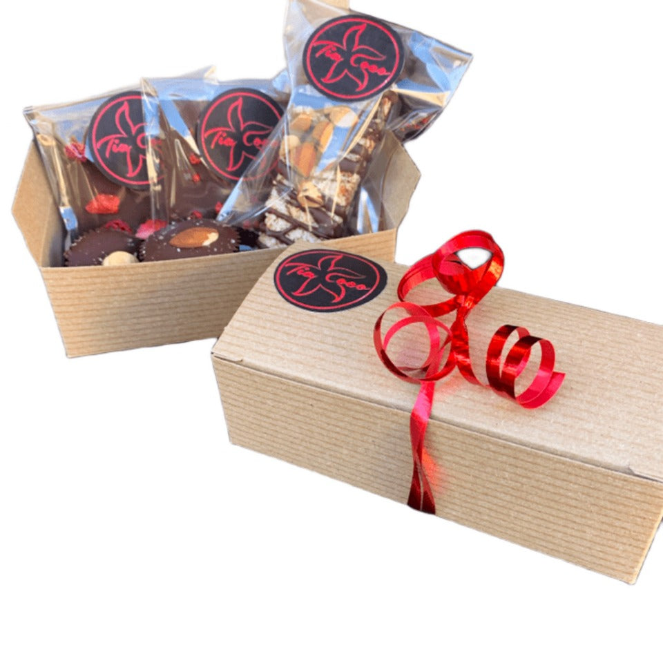 Chocolate Gift Box Assorted 5 Piece - Tia Coco Healthy Chocolate