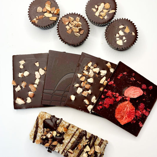 Chocolate Sampler Box 9 Piece - Tia Coco Healthy Chocolate